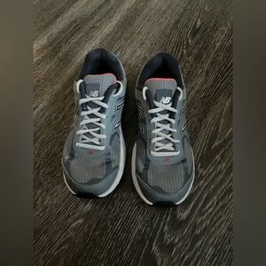 New Balance Gray and White Running Shoes